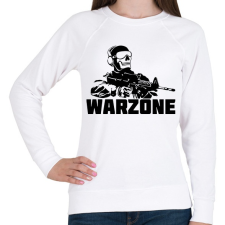 PRINTFASHION Warzone - Női pulóver - Fehér női pulóver, kardigán