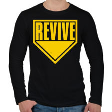 PRINTFASHION Warzone Revive - Férfi hosszú ujjú póló - Fekete férfi póló