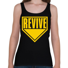 PRINTFASHION Warzone Revive - Női atléta - Fekete