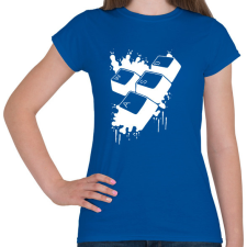 PRINTFASHION wasd - Női póló - Királykék női póló