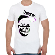 PRINTFASHION Watch Dogs: DEDSEC - Férfi póló - Fehér