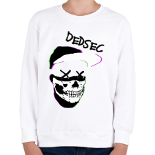 PRINTFASHION Watch Dogs: DEDSEC - Gyerek pulóver - Fehér gyerek pulóver, kardigán
