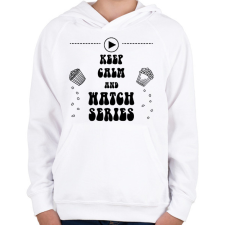 PRINTFASHION Watch series - Gyerek kapucnis pulóver - Fehér gyerek pulóver, kardigán