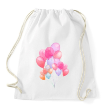 PRINTFASHION Watercolor Balloons - Sportzsák, Tornazsák - Fehér tornazsák