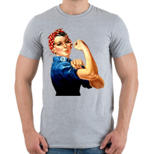 PRINTFASHION We can do it - Férfi póló - Sport szürke férfi póló