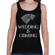 PRINTFASHION Wedding is Coming - Női atléta - Fekete