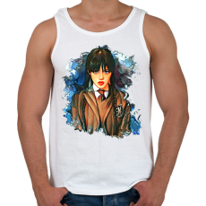 PRINTFASHION Wednesday Addams Family - Férfi atléta - Fehér