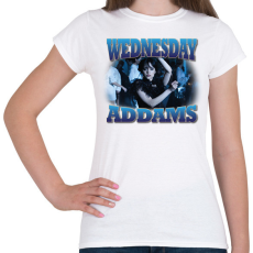 PRINTFASHION Wednesday Addams - Női póló - Fehér