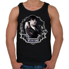 PRINTFASHION Wednesday art 5 - Férfi atléta - Fekete atléta, trikó