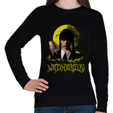 PRINTFASHION Wednesday és Izé - Női pulóver - Fekete női pulóver, kardigán