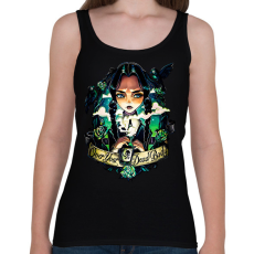 PRINTFASHION Wednesday over your dead body - Női atléta - Fekete