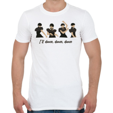 PRINTFASHION Wednesday tánc - Férfi póló - Fehér férfi póló