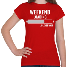 PRINTFASHION Weekend - Női póló - Piros női póló