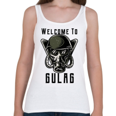 PRINTFASHION Welcome to Gulag - Női atléta - Fehér