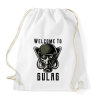 PRINTFASHION Welcome to Gulag - Sportzsák, Tornazsák - Fehér