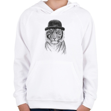 PRINTFASHION Welcome to the jungle - Gyerek kapucnis pulóver - Fehér gyerek pulóver, kardigán