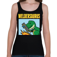 PRINTFASHION Weldersaurus - Női atléta - Fekete