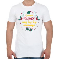 PRINTFASHION Weöres Sándor - Száncsengő - Férfi póló - Fehér