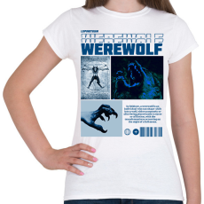 PRINTFASHION Werewolf - Női póló - Fehér