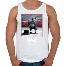 PRINTFASHION WestWorld - Férfi atléta - Fehér atléta, trikó