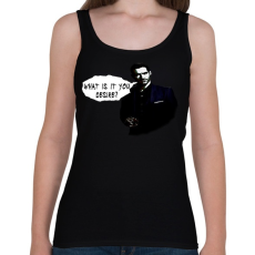 PRINTFASHION WHAT IS IT YOU DESIRE? - Női atléta - Fekete