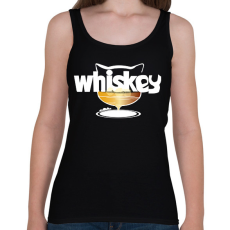 PRINTFASHION whiskas whiskey - Női atléta - Fekete