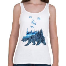 PRINTFASHION wild life - Női atléta - Fehér