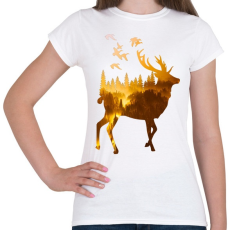 PRINTFASHION wild life - Női póló - Fehér