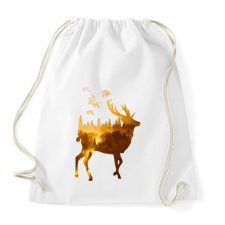 PRINTFASHION wild life - Sportzsák, Tornazsák - Fehér tornazsák