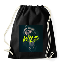 PRINTFASHION Wild - Sportzsák, Tornazsák - Fekete tornazsák