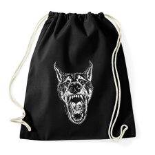 PRINTFASHION Wild wolf - Sportzsák, Tornazsák - Fekete tornazsák