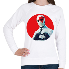 PRINTFASHION wildcard - Női pulóver - Fehér női pulóver, kardigán