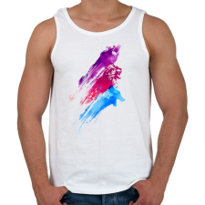 PRINTFASHION Wildcolours - Férfi atléta - Fehér atléta, trikó