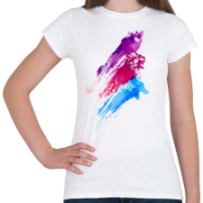 PRINTFASHION Wildcolours - Női póló - Fehér női póló