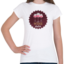 PRINTFASHION Wine dealer - Női póló - Fehér női póló