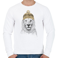 PRINTFASHION Winter is coming - Férfi pulóver - Fehér férfi pulóver, kardigán