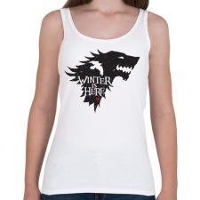 PRINTFASHION WINTER IS HERE - Női atléta - Fehér női trikó