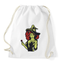 PRINTFASHION Witch lollipop - Sportzsák, Tornazsák - Fehér tornazsák