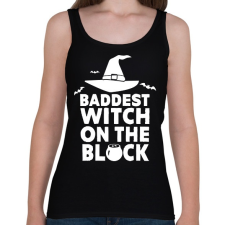 PRINTFASHION Witch on the block - Női atléta - Fekete női felső
