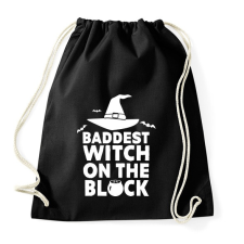 PRINTFASHION Witch on the block - Sportzsák, Tornazsák - Fekete tornazsák