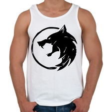 PRINTFASHION Witcher - Férfi atléta - Fehér atléta, trikó