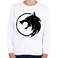 PRINTFASHION Witcher - Gyerek pulóver - Fehér