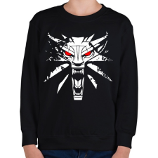 PRINTFASHION Witcher - Gyerek pulóver - Fekete gyerek pulóver, kardigán