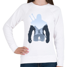PRINTFASHION Witcher Monster Hunter - Női pulóver - Fehér