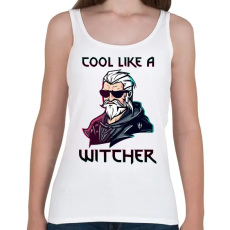 PRINTFASHION Witcher - Női atléta - Fehér