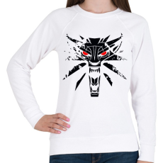 PRINTFASHION Witcher - Vaják - Női pulóver - Fehér