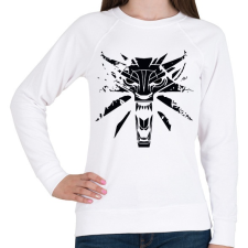PRINTFASHION Witcher - Vaják - Női pulóver - Fehér női pulóver, kardigán