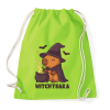 PRINTFASHION Witchybara - Sportzsák, Tornazsák - Limezöld