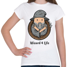 PRINTFASHION Wizard 4life - Női póló - Fehér női póló