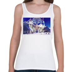 PRINTFASHION wolf - Női atléta - Fehér